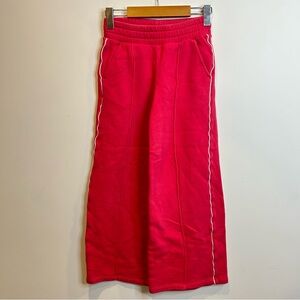 Gap Kids Wide Leg Fleece Sweatpants Raspberry Pink